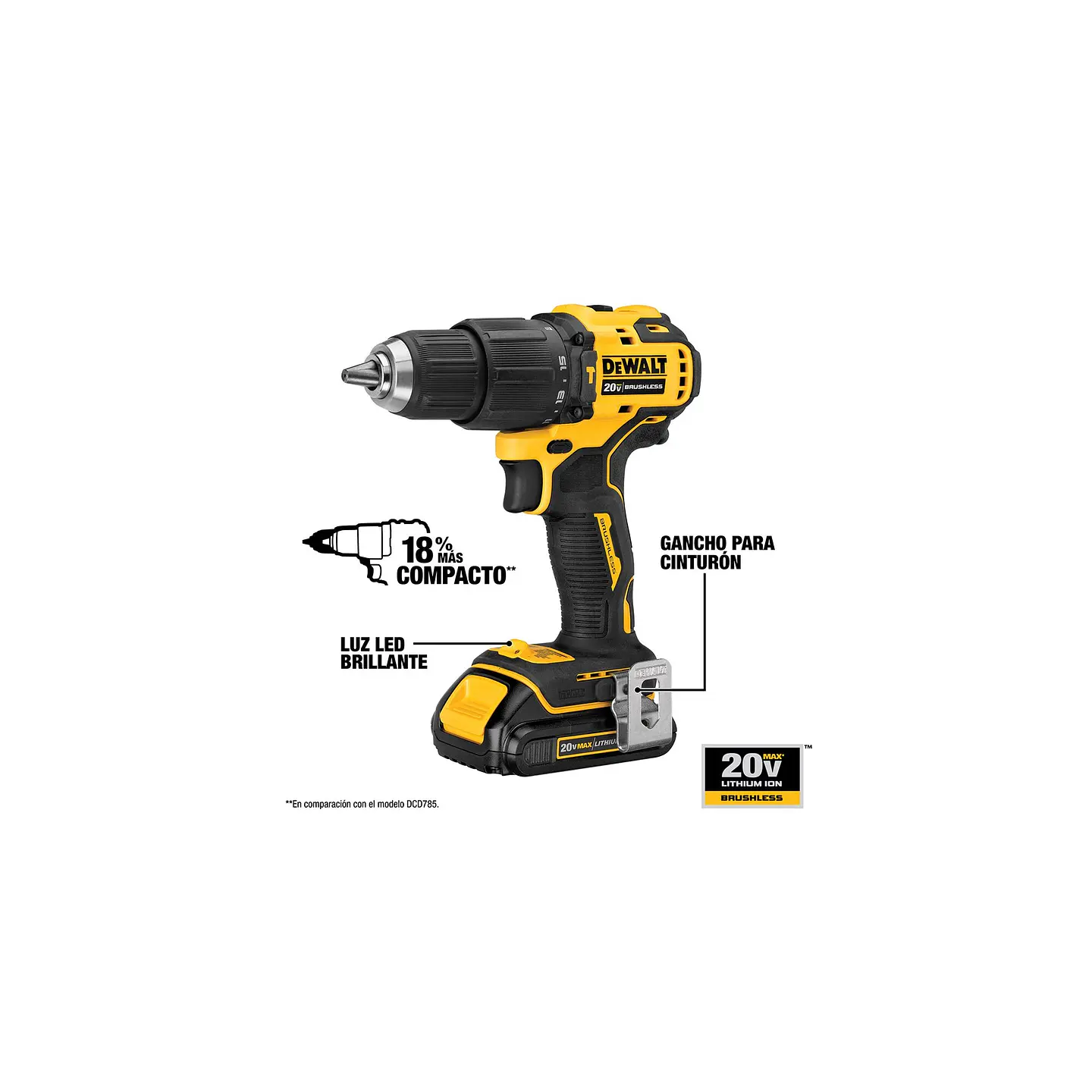 KIT TALADRO PERCUTOR DEWALT  1/2