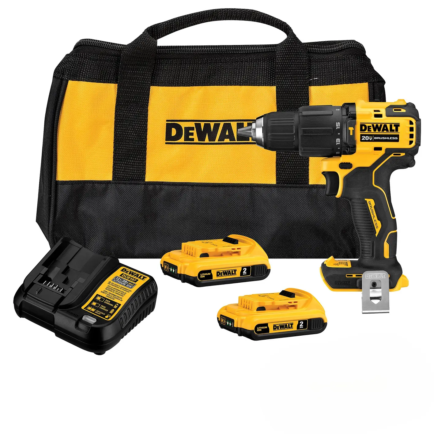 KIT TALADRO PERCUTOR DEWALT  1/2