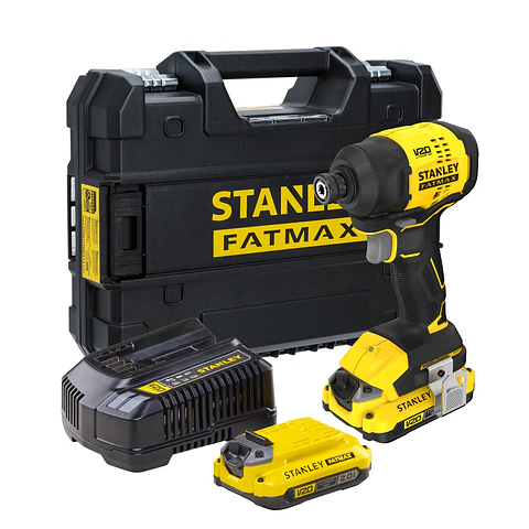 KIT ATORNILLADOR DE IMPACTO STANLEY FATMAX SBI811D2T-B2