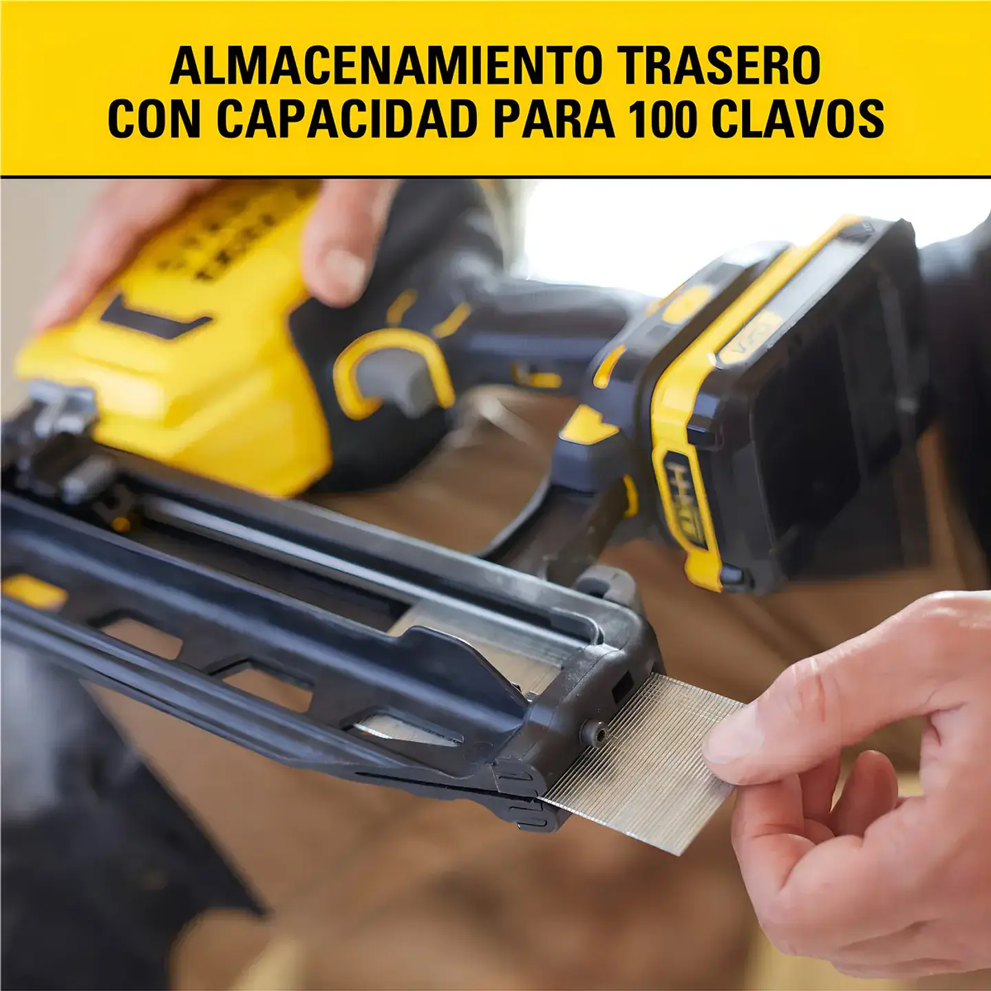 CLAVADORA INALÁMBRICA STANLEY SCN616-B2 – 20V MAX – CALIBRE 16  2
