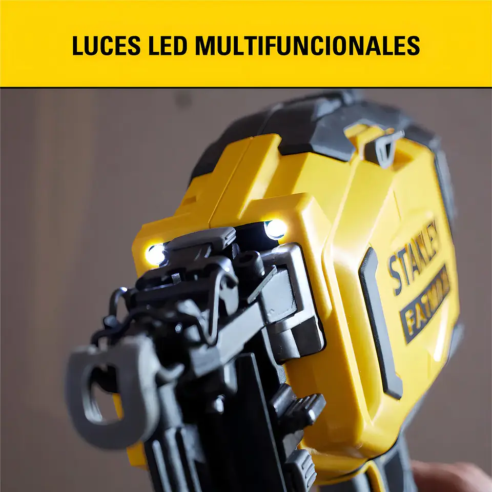 CLAVADORA INALÁMBRICA STANLEY SCN616-B2 – 20V MAX – CALIBRE 16  4