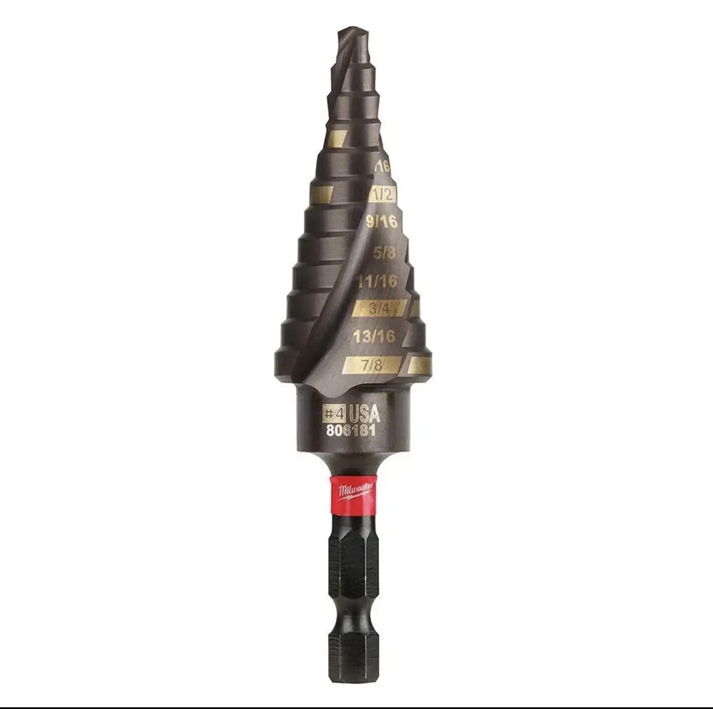 Broca Escalonada Milwaukee Shockwave Impact Duty #4 – 48-89-9244 1