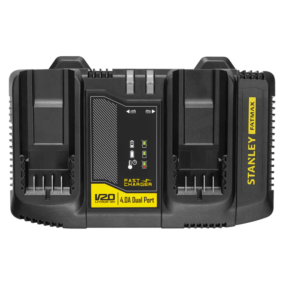 CARGADOR STANLEY SC402-B2 – 20V MAX V20 – DOBLE PUERTO – 4A 1