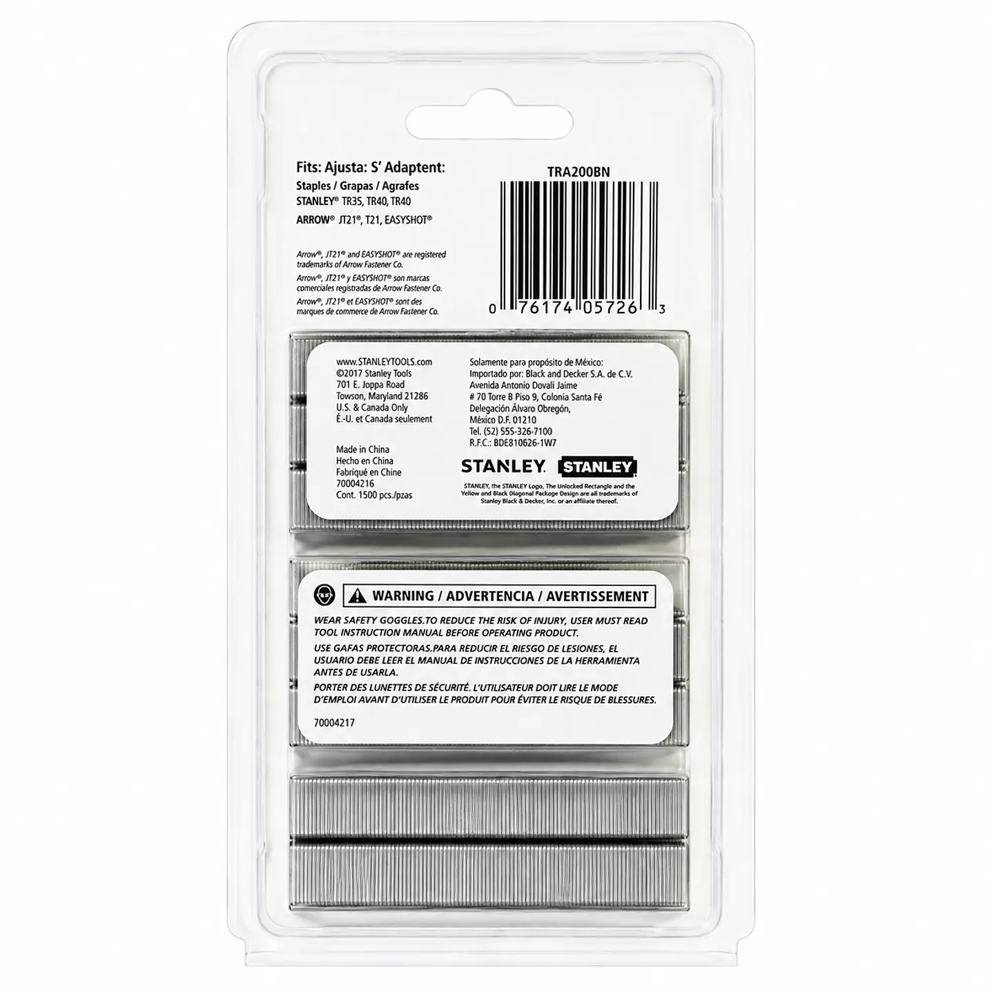 Grapas Stanley Tra200bn – Surtidas – Uso Liviano – 1500 Unidades  3