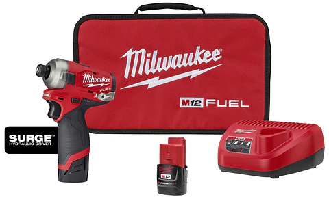 Atornillador de Impacto Hidraulico Milwaukee M12 Surge 2551-22