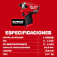 Atornillador de Impacto Hidraulico Milwaukee M12 Surge 2551-22 - Miniatura 7