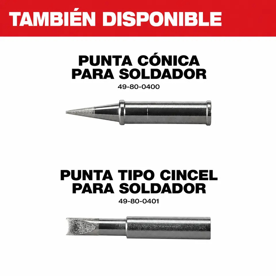 Kit cautin Inalambrico Milwaukee M12 2488-21 8
