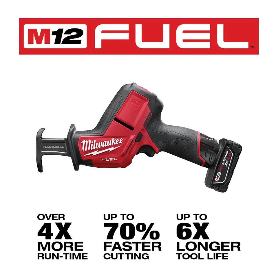 Sierra Sable Inalambrica Milwaukee M12 Fuel 2520-21XC 4
