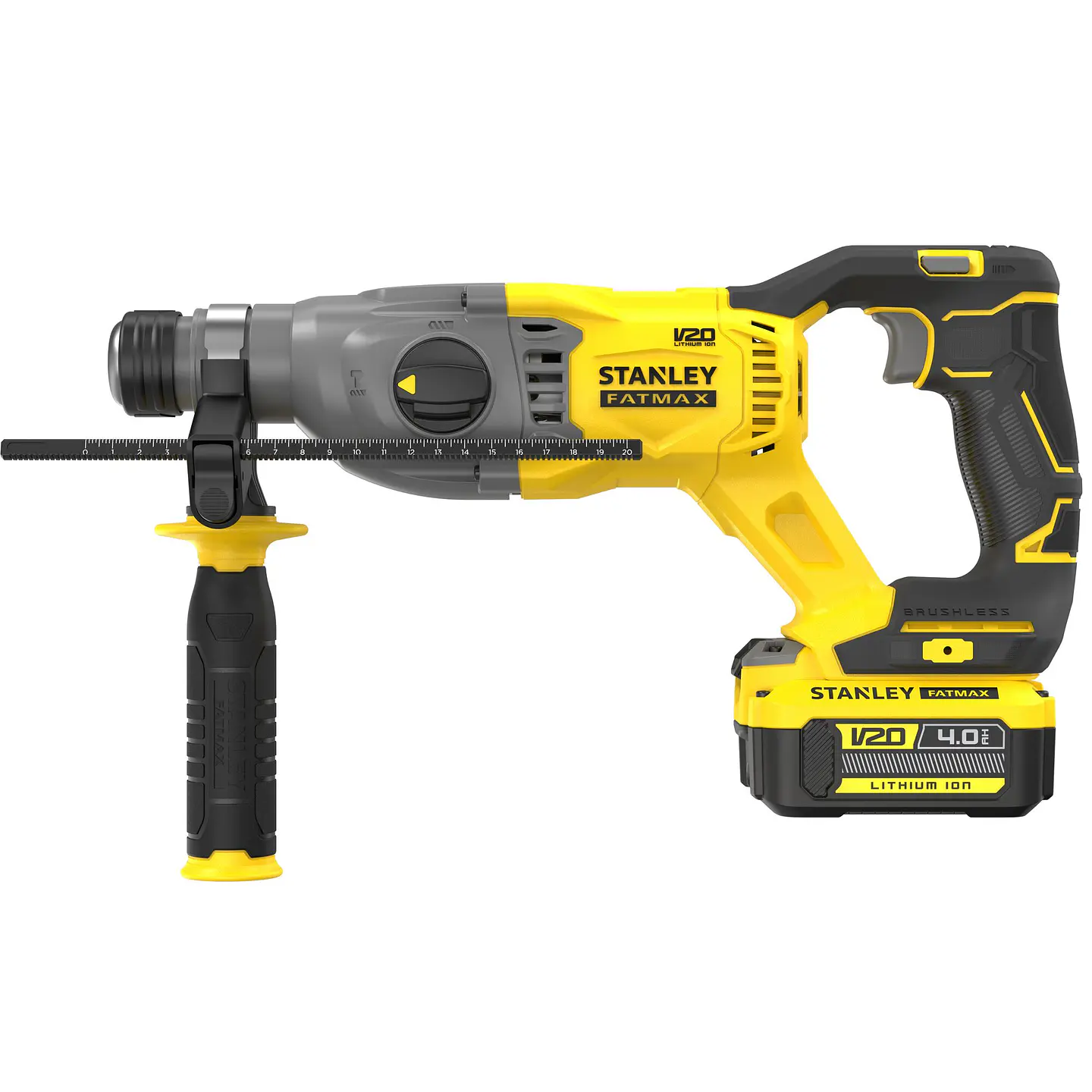 Kit Rotomartillo Inalambrico Stanley 20V Brushless SBH900M2K 2