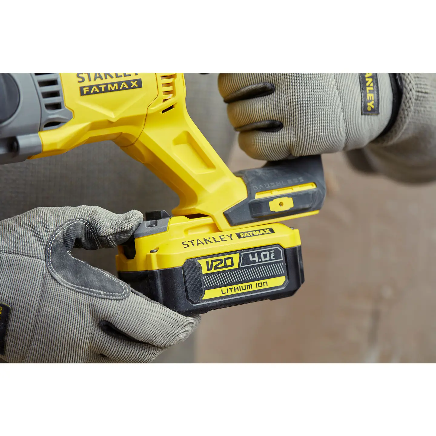 Kit Rotomartillo Inalambrico Stanley 20V Brushless SBH900M2K 6