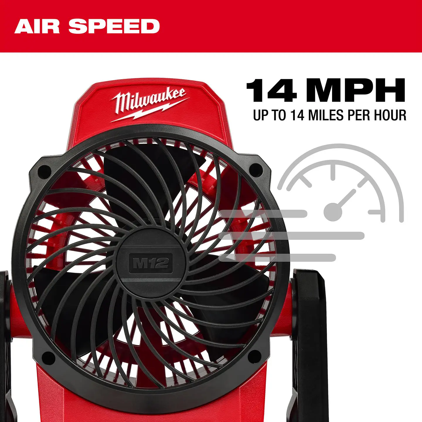Ventilador Milwaukee M12 12V 0820-20 6