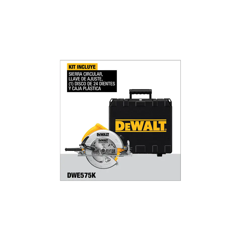 Sierra Circular DeWalt 7-1/4