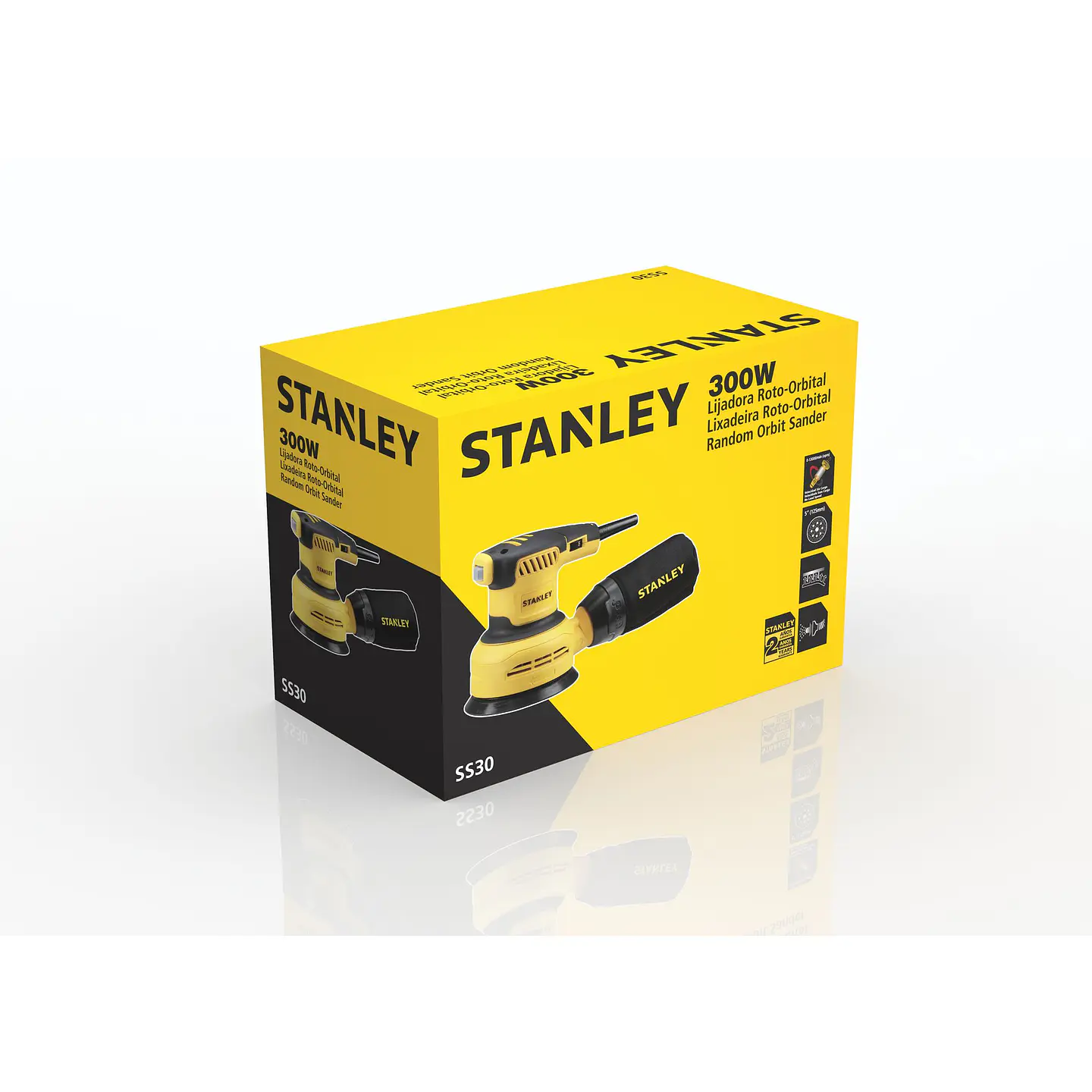 Lijadora Rotorbital Stanley 300W SS30-B2C 3
