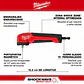 Adaptador Angular Milwaukee SHOCKWAVE 48-32-2390 - Miniatura 3