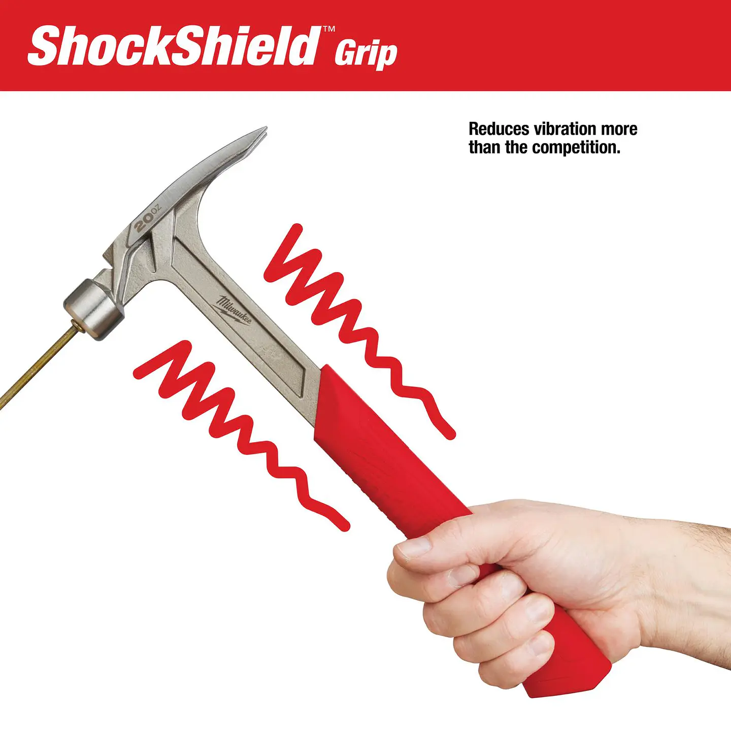 Martillo Milwaukee Garra Recta Cara Lisa 20oz 48-22-9020 4
