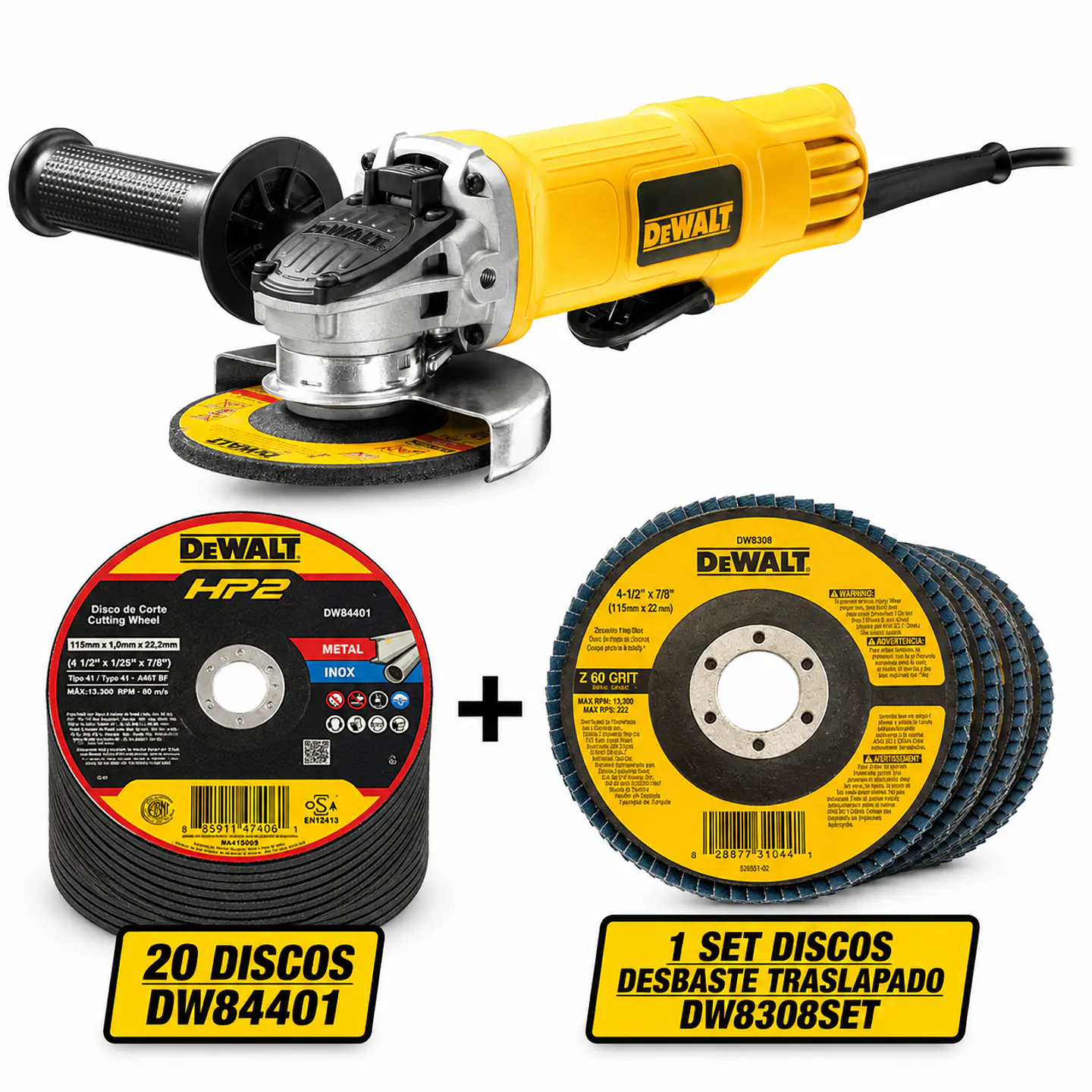 Esmeril DeWALT 4 1/2