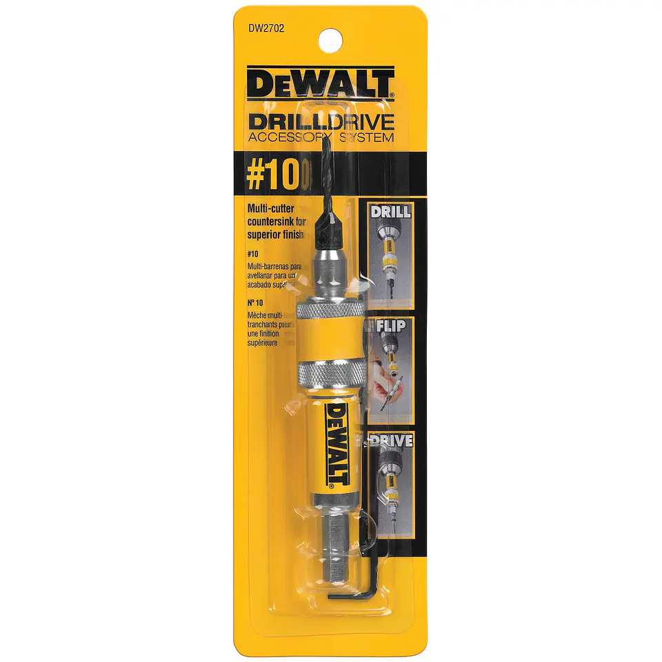Adaptador Rápido Avellanador DeWalt N°10 DW2702 2
