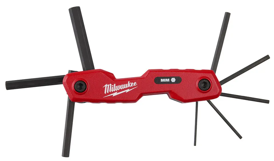 Juego de 8 Llaves Allen Plegables Metricas Milwaukee 48-22-2182 1