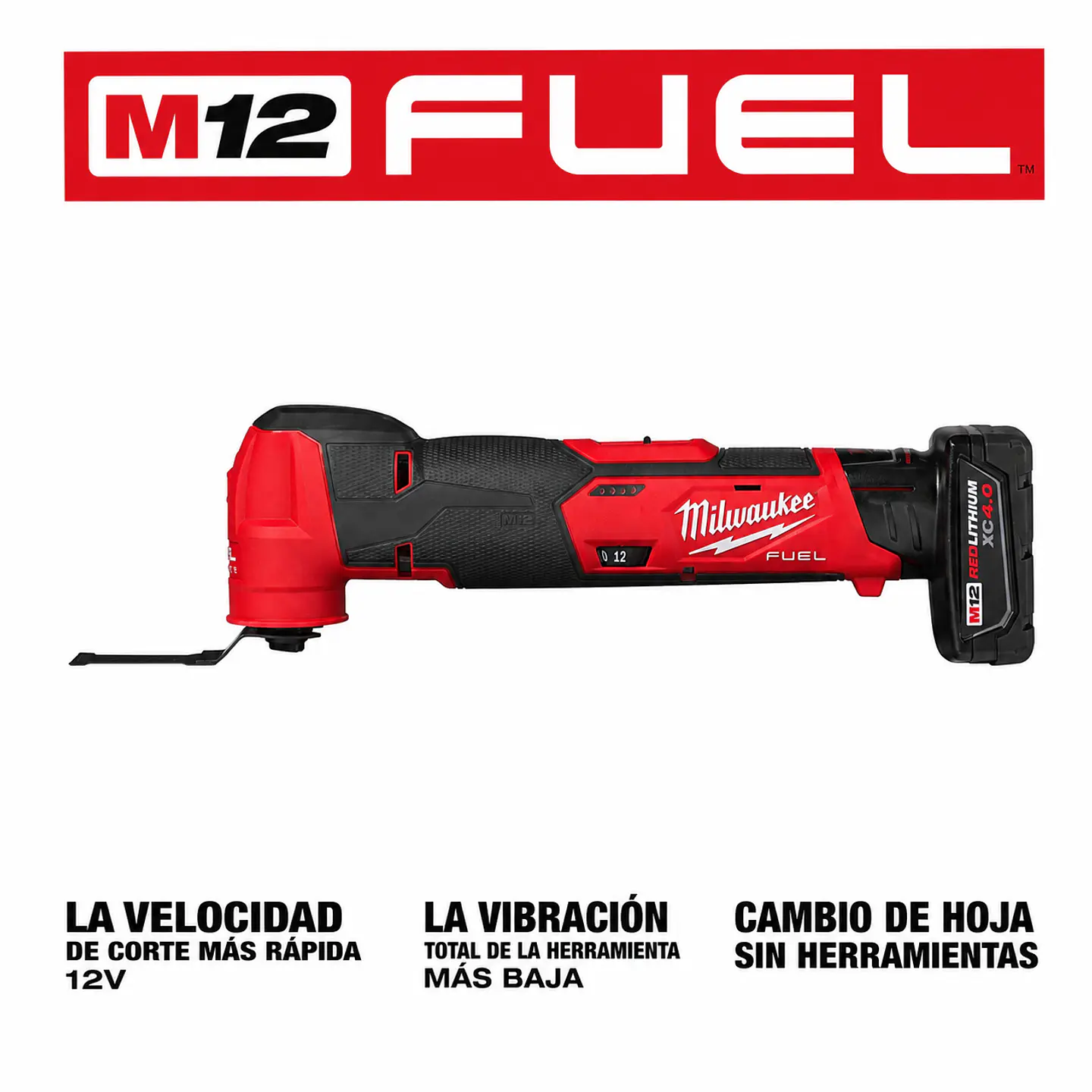 Kit Multiherramienta Milwaukee M12 FUEL 2526-21XC 4
