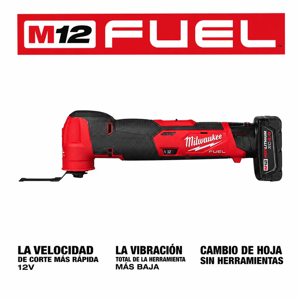 Kit Multiherramienta Milwaukee M12 FUEL 2526-21XC 4