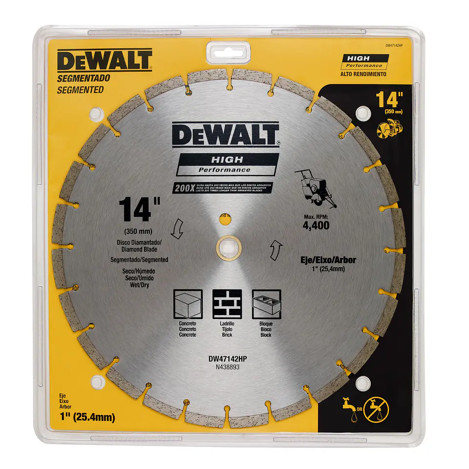 Disco Diamantado Segmentado DeWalt 356mm DW47142HP 2
