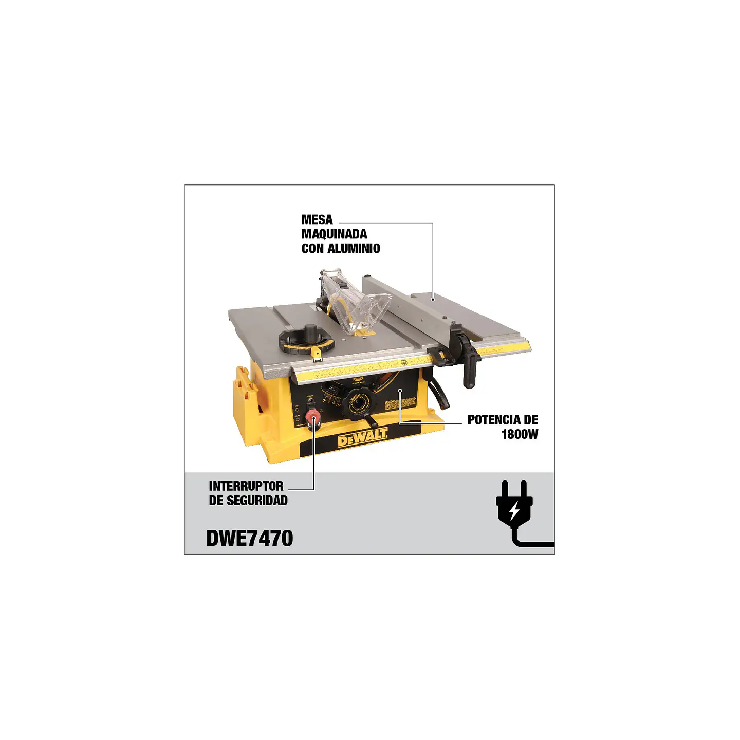 Sierra de Banco DeWalt Electrica 10
