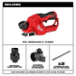 Cepillo Inalambrico M12 Milwaukee Brushless 50.8mm 2524-20 - Miniatura 6