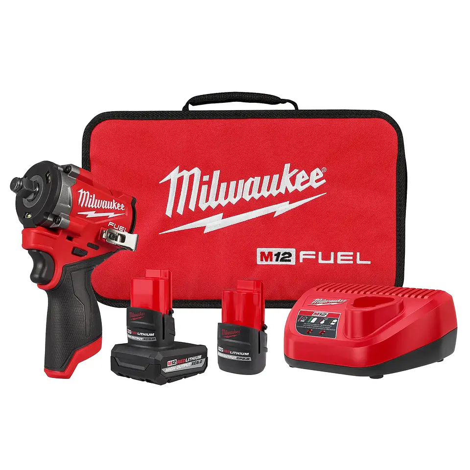 Kit Llave Impacto Inalambrica M12 FUEL Milwaukee 1/2