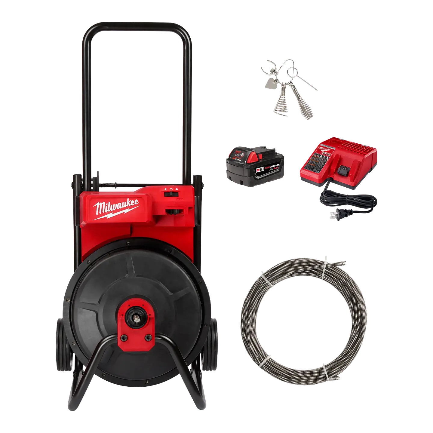 Destapadora Cañerias Inalambrica Milwaukee 3/8x23m 2817A-21 1