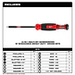 Destornillador Multi-Bit Milwaukee 14 en 1 SHOCKWAVE 48-22-2915 - Miniatura 2