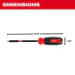 Destornillador Multi-Bit Milwaukee 14 en 1 SHOCKWAVE 48-22-2915 - Miniatura 6