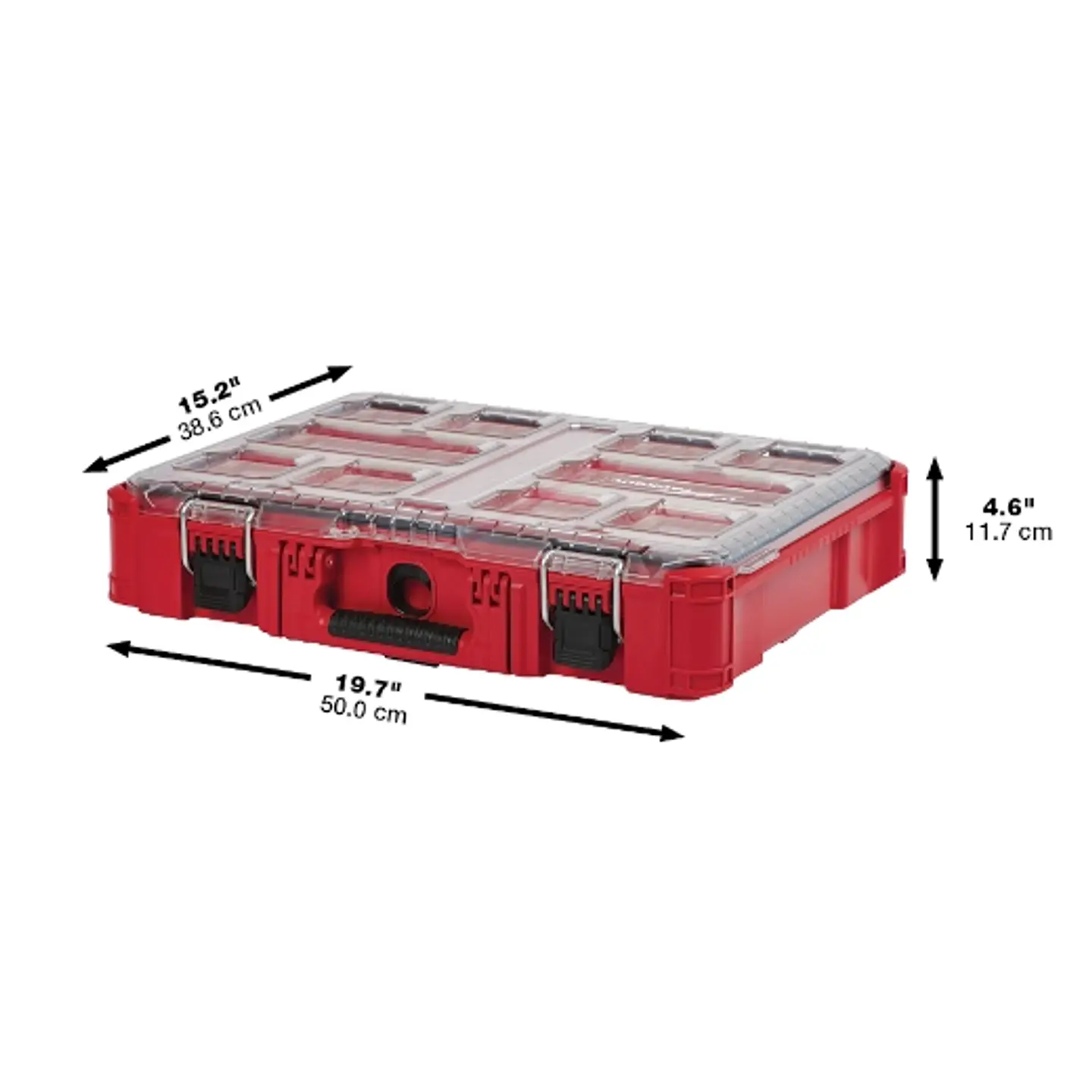Organizador PACKOUT Milwaukee 10 Compartimentos 48-22-8430 3