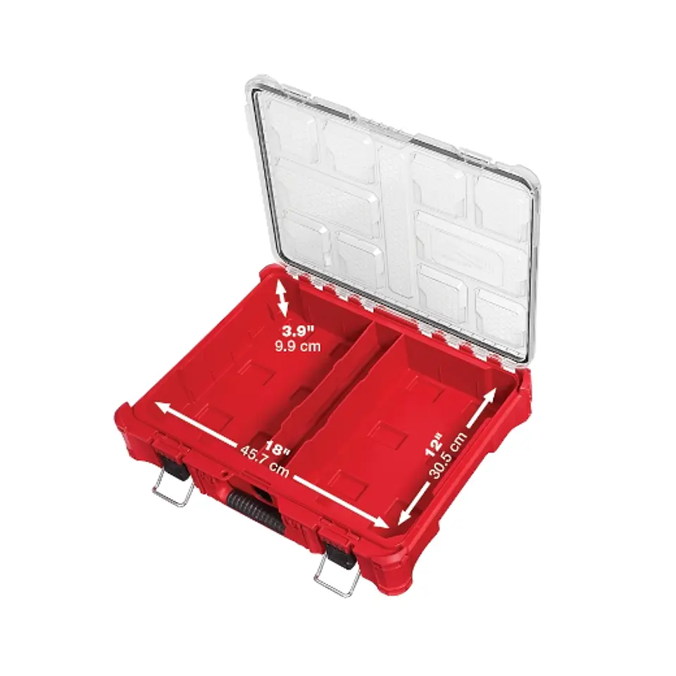 Organizador PACKOUT Milwaukee 10 Compartimentos 48-22-8430 4