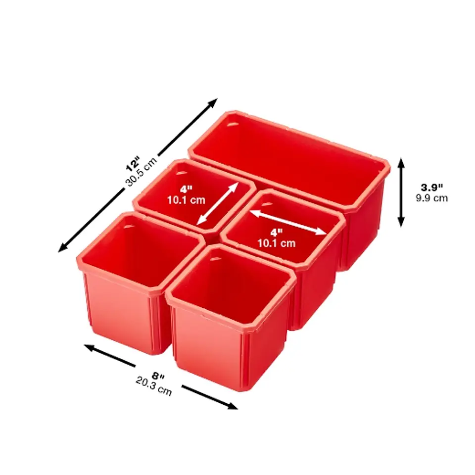 Organizador PACKOUT Milwaukee 10 Compartimentos 48-22-8430 5