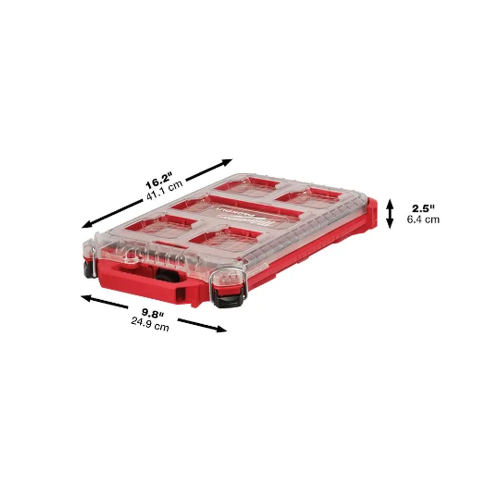 Organizador Modular Milwaukee PACKOUT Perfil Bajo 48-22-8436 3