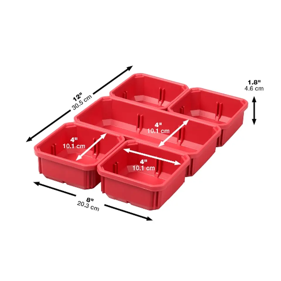 Organizador Modular Milwaukee PACKOUT Perfil Bajo 48-22-8436 5
