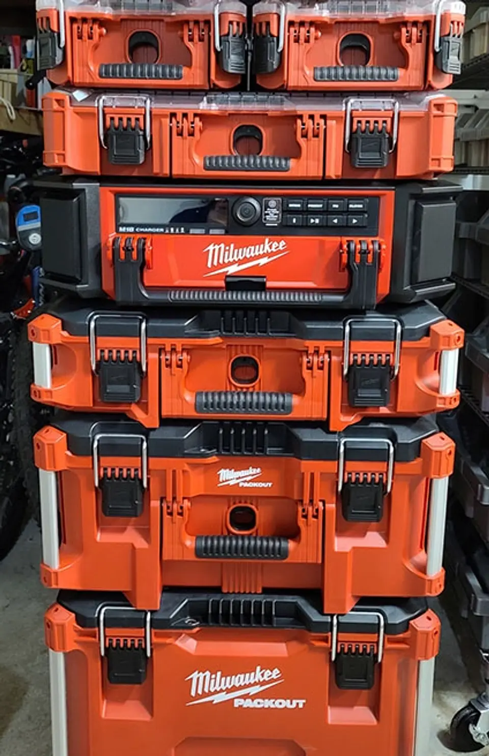 Organizador Modular Milwaukee PACKOUT Perfil Bajo 48-22-8436 7