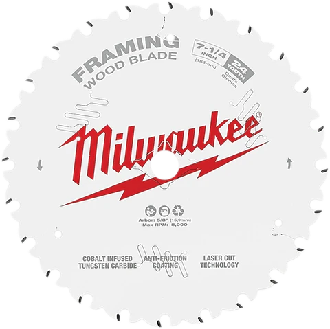 Disco Sierra Circular Milwaukee 7-1/4" 24T 48-40-0720