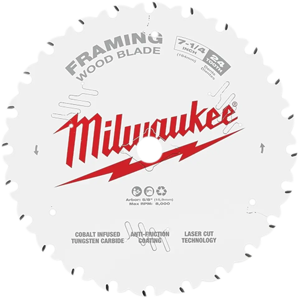 Disco Sierra Circular Milwaukee 7-1/4