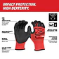 Guante Impacto Milwaukee Talla L Corte 3 Palma Nitrilo 48-73-8132 - Miniatura 2