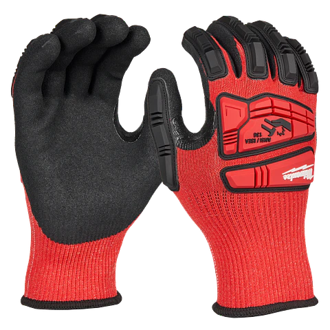 Guante Impacto Milwaukee Talla L Corte 3 Palma Nitrilo 48-73-8132