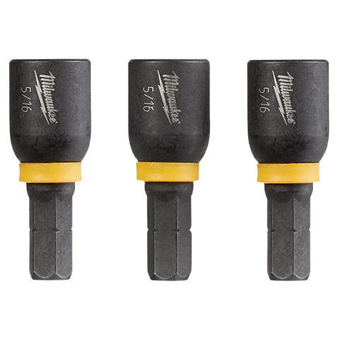 Aprietatuercas Magnetico Milwaukee SHOCKWAVE 5/16" (3PK) 49-66-4513