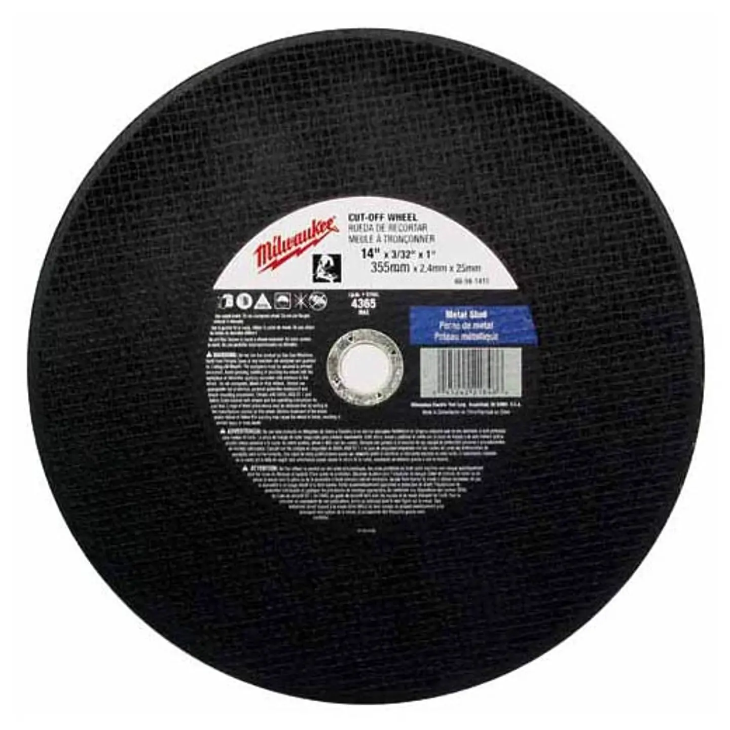 Disco de Corte Milwaukee 14