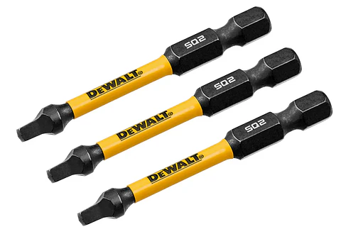 Set Puntas DeWalt FlexTorq SQ2 2-1/4" 3 Piezas DWAF2SQ2IR3