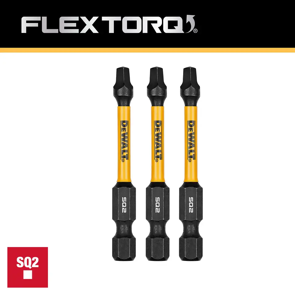 Set Puntas DeWalt FlexTorq SQ2 2-1/4