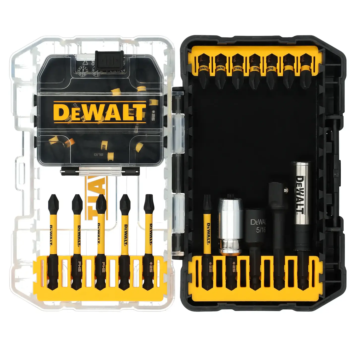 Set Puntas DeWalt FlexTorq Impact Ready 32 Piezas con Estuche DWANGFT32SET 1