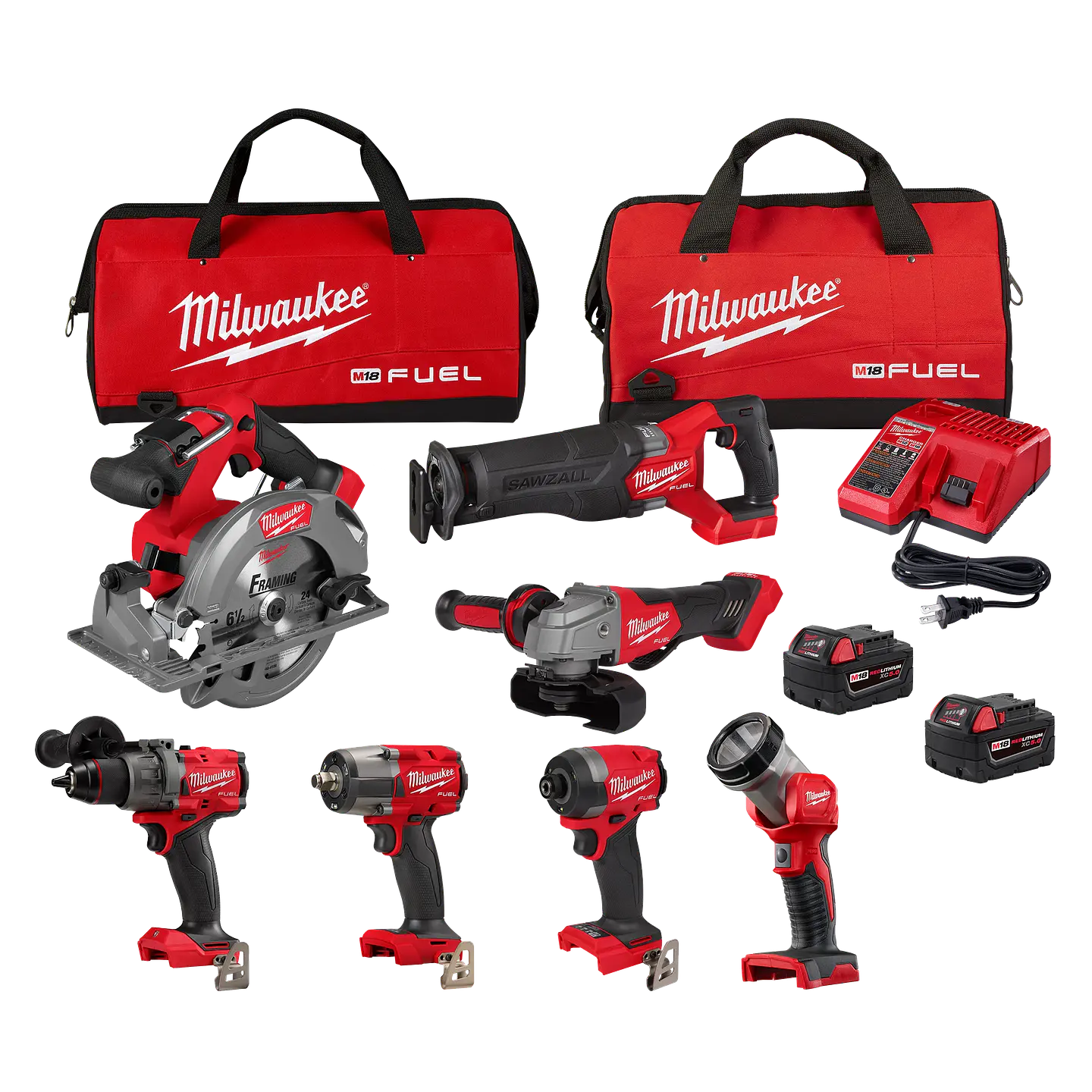 Kit Milwaukee 7 Herramientas Inalambricas M18 FUEL 3697-27 2