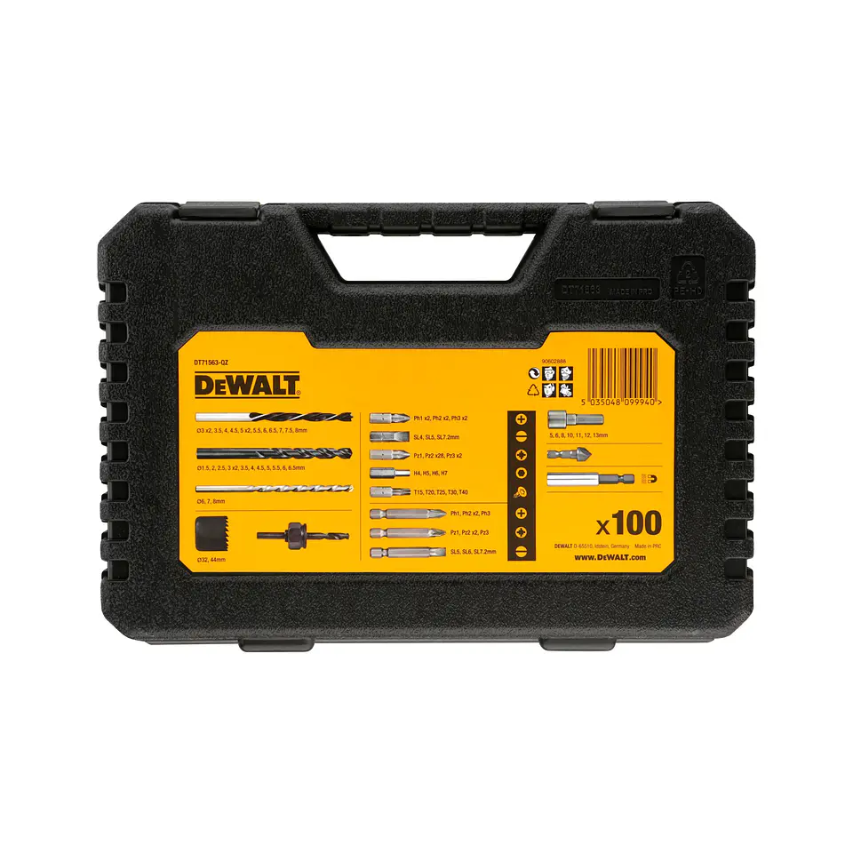 Set de Puntas y Brocas 100 Piezas Dewalt DT71563-QZ 4
