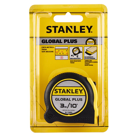 Cinta Métrica Global Plus 3m/10' Stanley 30-710
