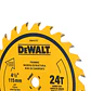Disco Sierra 4 1/2 24 Dientes - Eje 3/8 DWA412TCT Dewalt  - Miniatura 2